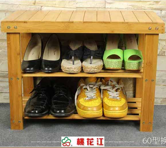 精品楠竹鞋架 換鞋凳 穿鞋凳 宜家款式環保漆板